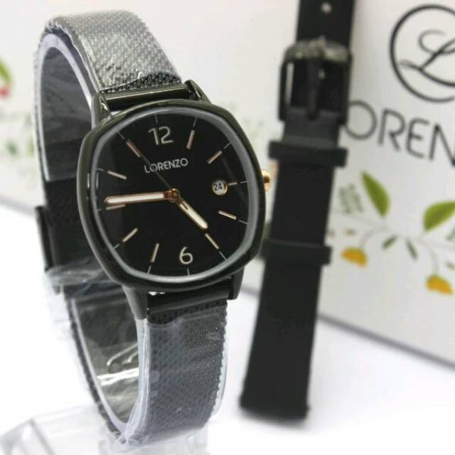 lorenzo 1030 ( 3.0 cm). free kalep. Jam tangan wanita