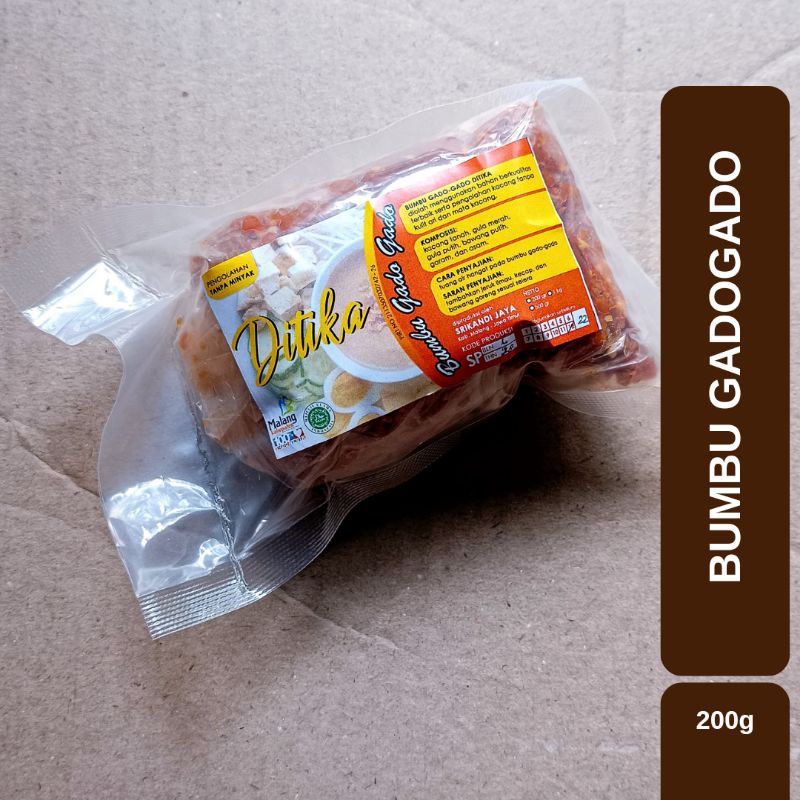 

Bumbu Gado-gado Ditika 200gr | Gado gado Malang