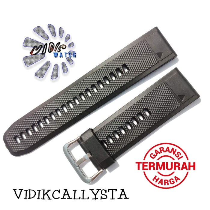 Strap Smartwatch 22mm 24mm Tali Karet Rubber Jam Tangan bagus X33