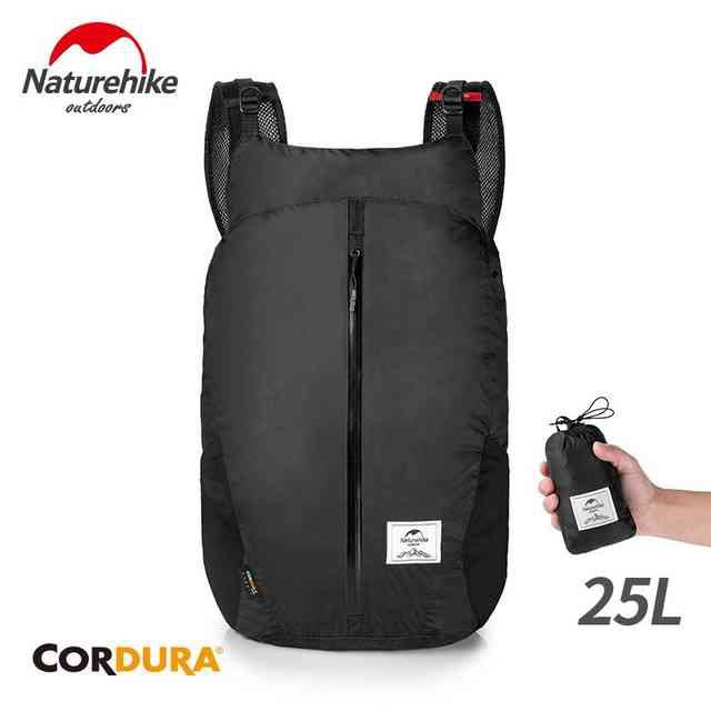 TAS LIPAT WATERPROOF CORDURA 25L NATUREHIKE NH18B510-B ORIGINAL//BAHAN CORDURA