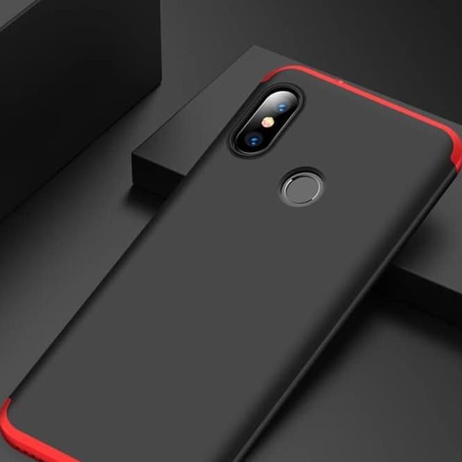 AIGU CASE XIAOMI MI A2 LITE HARDCASE GKK 360 PROTECTION CASING MI A2 LITE - BIRU XQHV
