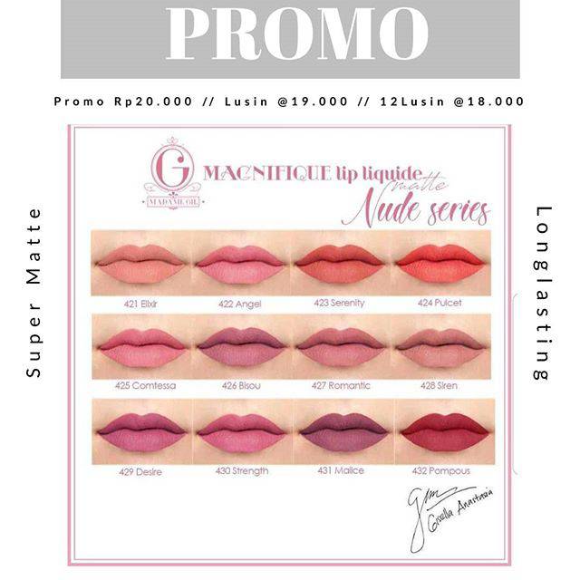 PROMO MADAM GIE LIQUIDE LIP CREAM MATTE