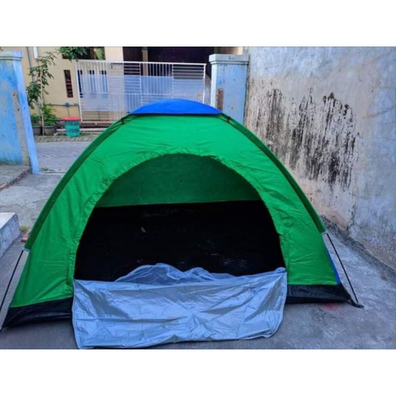 TENDA CAMPING GUNUNG PANTAI anti air kapasitas 4-5 orang dewasa termurah terlaris cod free ongkir ba