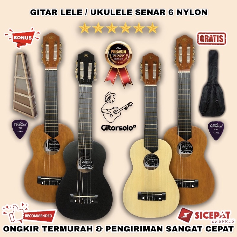 GITAR LELE / GITAR KECIL / UKULELE SENAR 6 NYLON