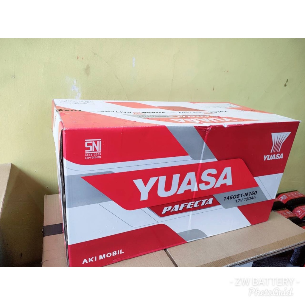 AKI TRUK, GENSET, AKI KAPAL, ALAT BERAT YUASA ORI PAFECTA 12V 150Ah N150