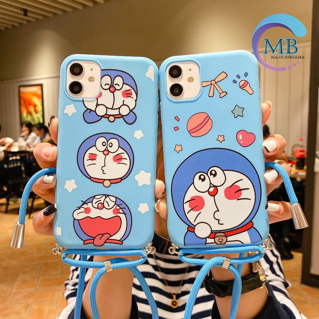 SS159 CASE Slingcase Lanyard DORAEMON Oppo A1k A37 Neo 9 A71 A83 A39 A57 F7 F5 Youth MB1112