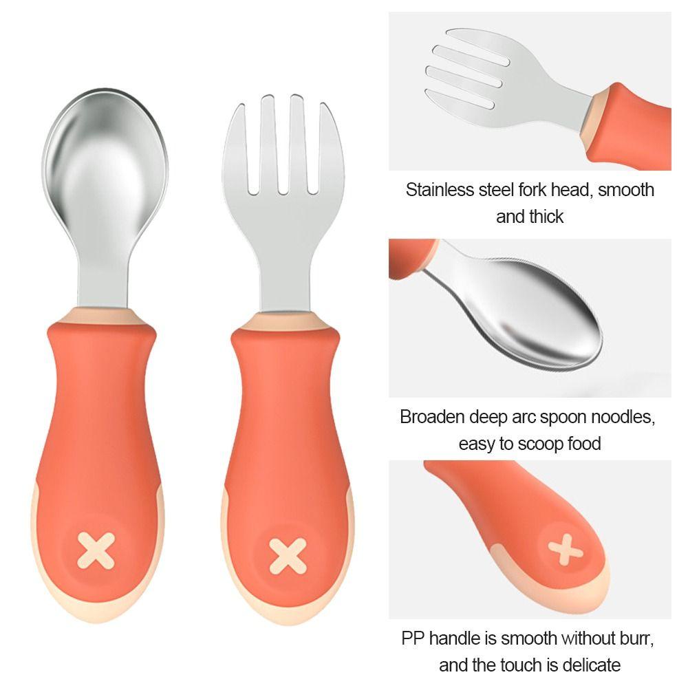 Preva Set Peralatan Makan Baby Gadgets Spoon Fork Set Cutlery Makan Bayi