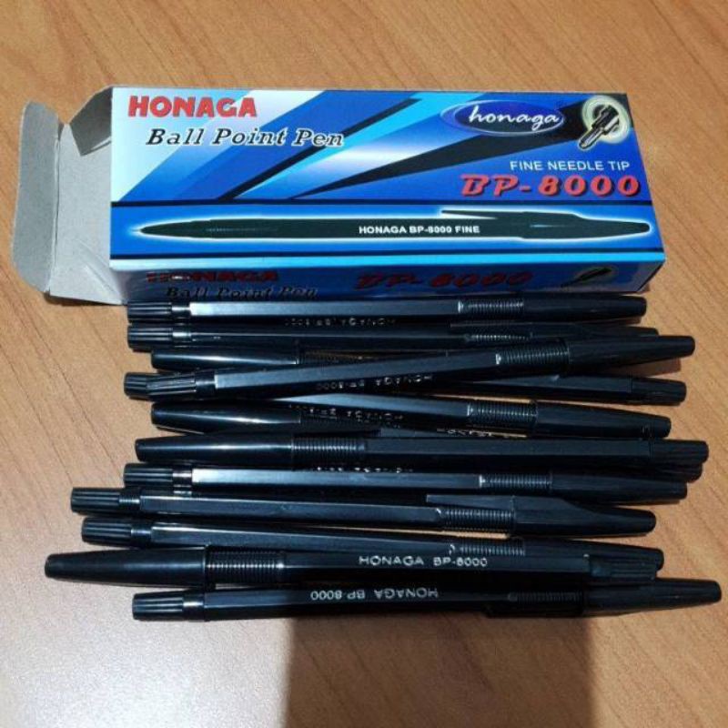 

(12Pcs) Bolpoint Honaga BP8000 | Pen Honaga BP8000