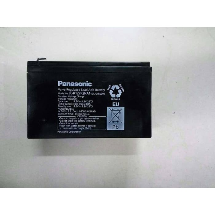 BATERAI UPS PANASONIC 12 V, 72 ah