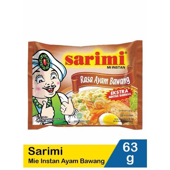 

Sarimi Mi Instan Ayam Bawang 63G