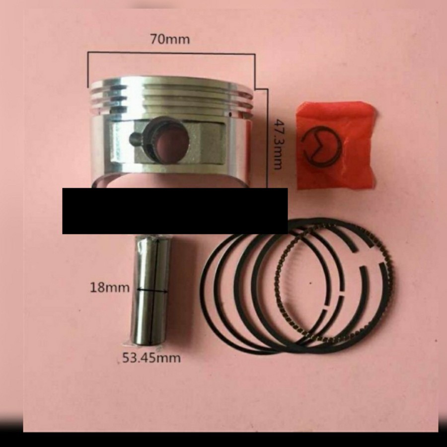 PISTON ASSY SEHER MESIN 70MM Gx