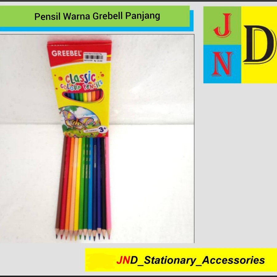 

Pensil warna greebel 12 warna kemasan