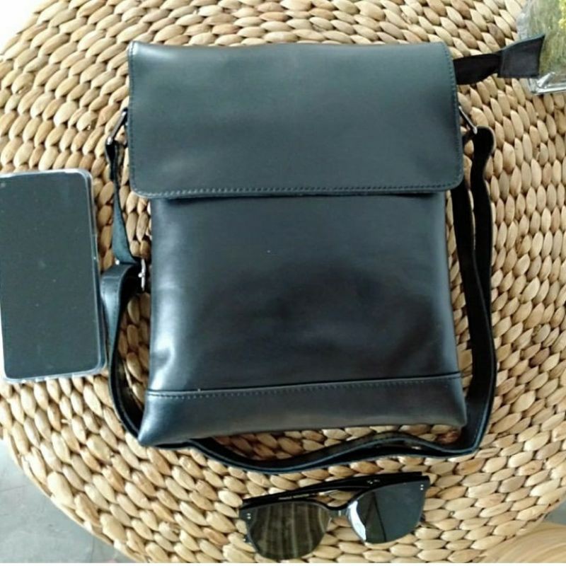 Tas Pria Wanita Bahan Kulit Sapi Pull Up Asli