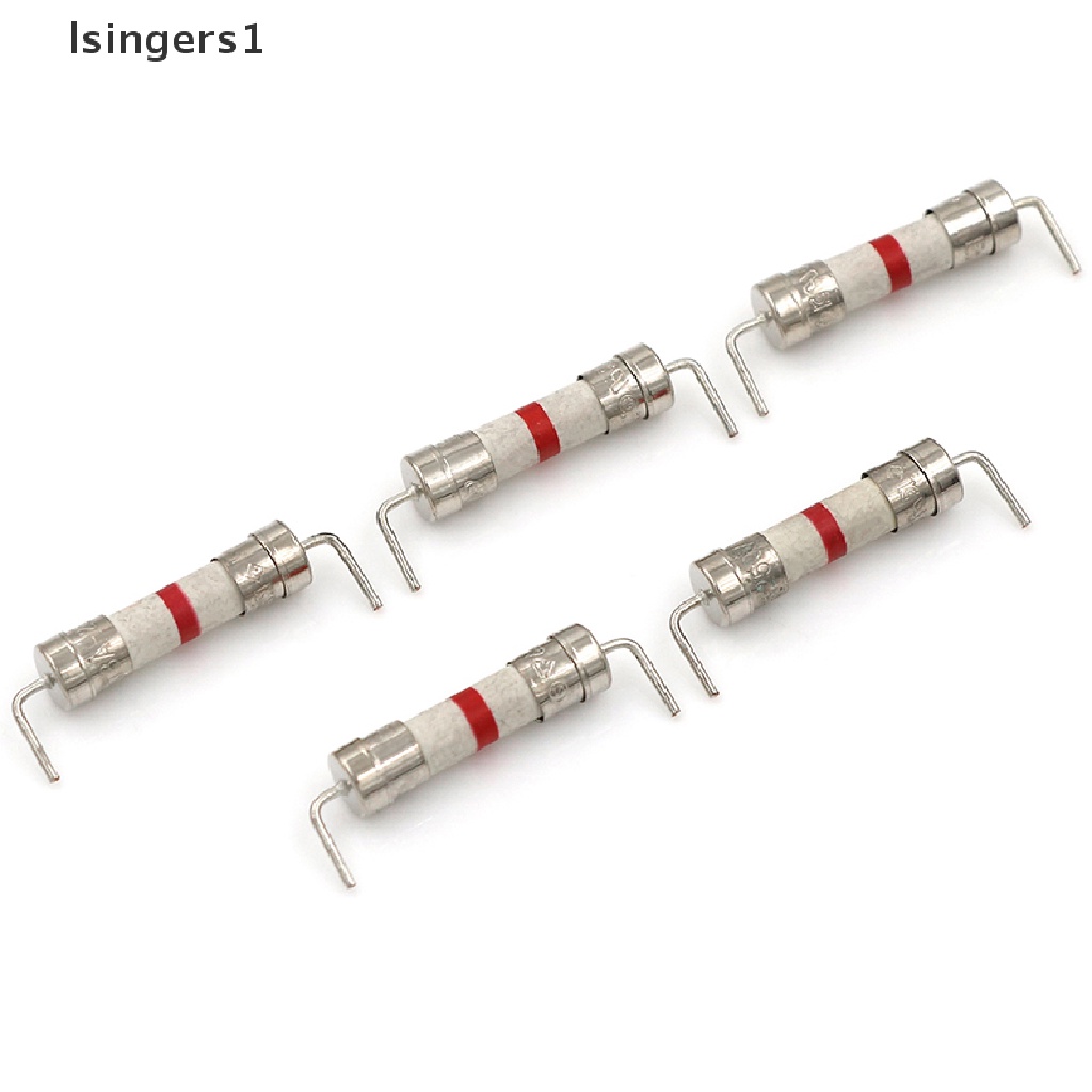 (lsingers1) 5pcs Sekring Listrik 8A 250V 5x20mm Bahan Keramik Untuk axial