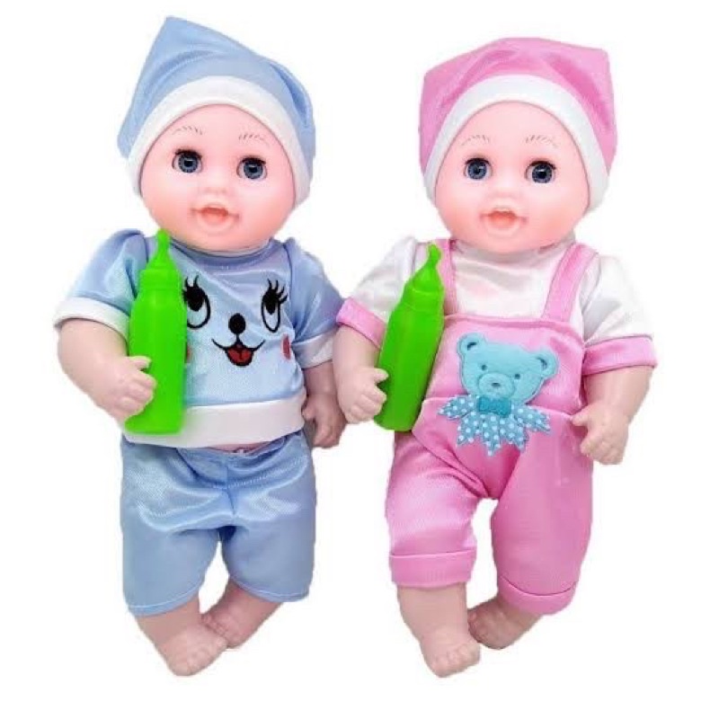 boneka bayi menangis small 26cm boneka baby cry doll dot NaK boneka eleltrik doll nangis