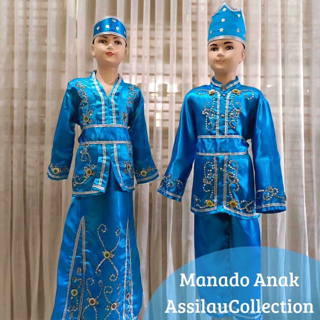 Pakaian Adat Anak Manado//Adat Tradisional Anak Manado//Baju Adat Anak Manado