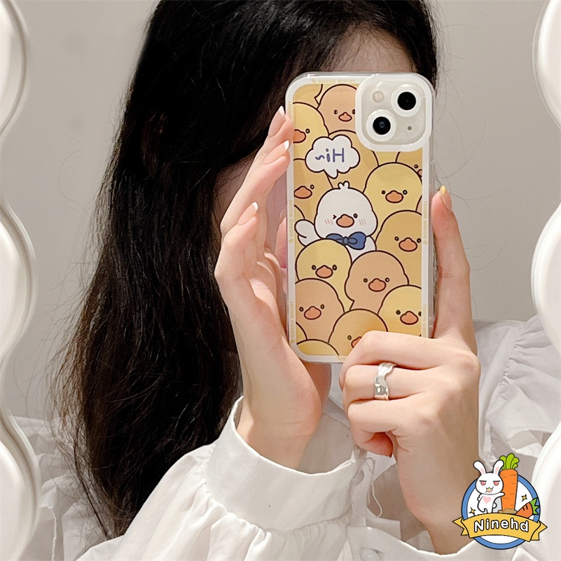 Soft Case TPU Motif Bebek Kuning Untuk Xiaomi Redmi Note 11 11s 10s 9 8 Pro 10A 10C 10 9A 9C 9T Mi 11 Lite 11T Pro Poco F3 X3 NFC Pro