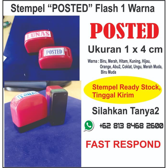 

Stempel Posted Flash 1 Warna