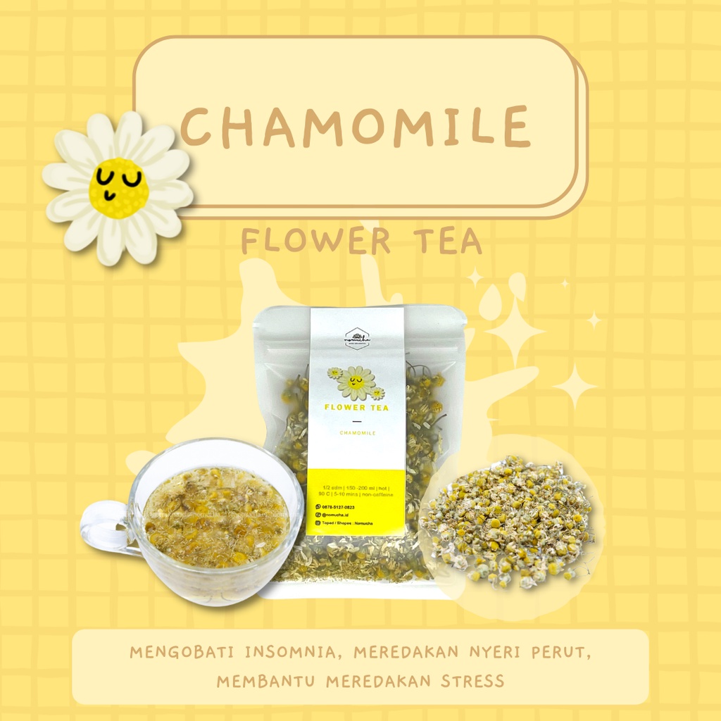 

Chamomile Flower Tea / Teh Bunga Chamomile / Teh Herbal Insomnia