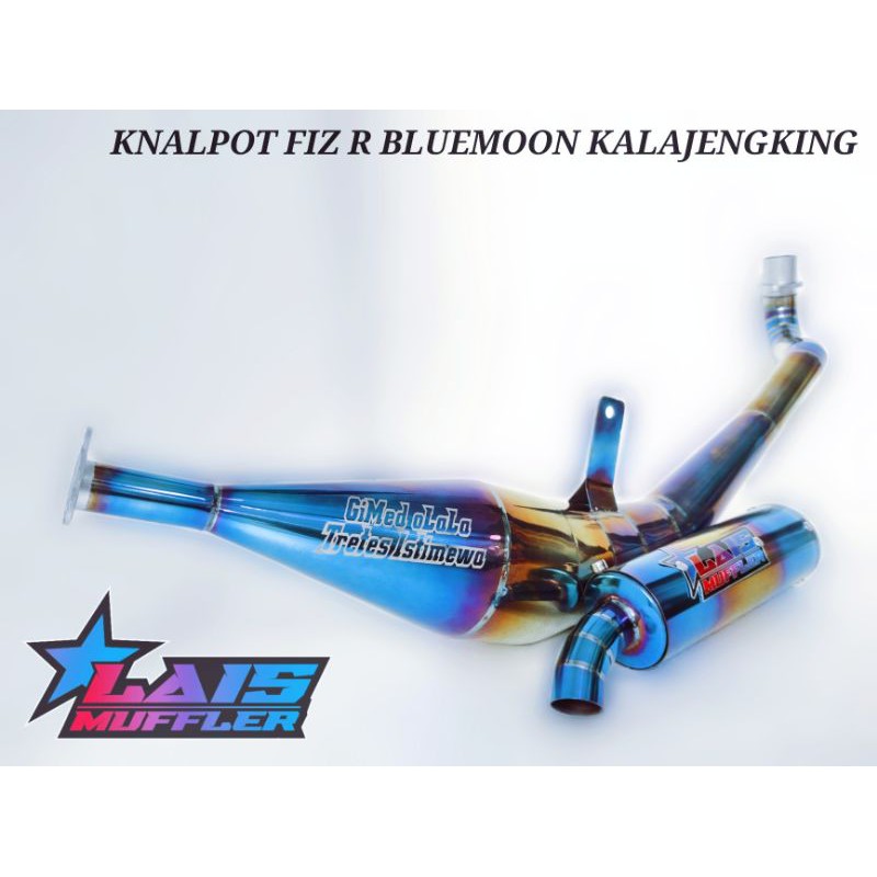 Knalpot Racing Fiz R Kalajengking Bluemoon Rainbow COD BAYAR DI TEMPAT