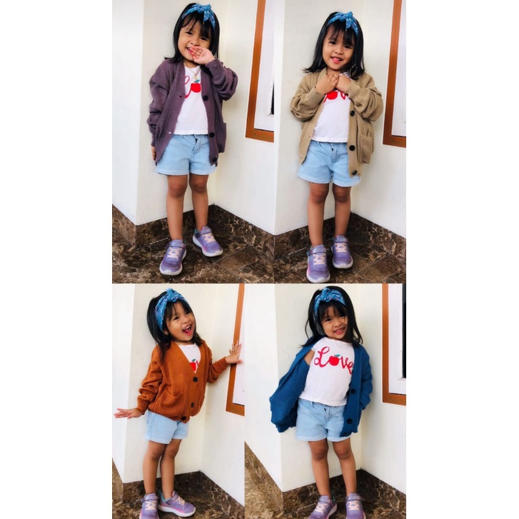 Cardigan Rajut Anak 7-9Tahun Murah Bisa COD  / Cardigan / Cardigan Wanita / Sweater Wanita