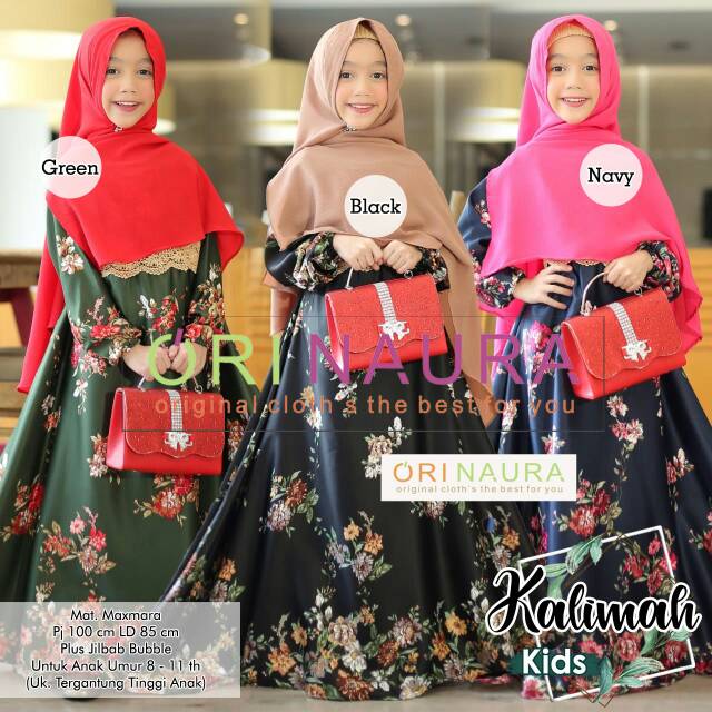 Gamis anak umur 8-11tahun