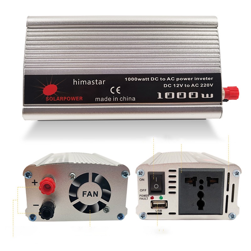 Power Inverter 1200 Watt / Inverter 1200W DC To AC Car Power Converter Universal Inverter Mobil 1200 Watt