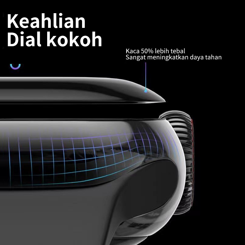 Smart Watch Men layar sentuh penuh IP67 Waterproof Bluetooth Call AI Voice 1.75 inch TFT Screen 300mAh  Women Smatwatch