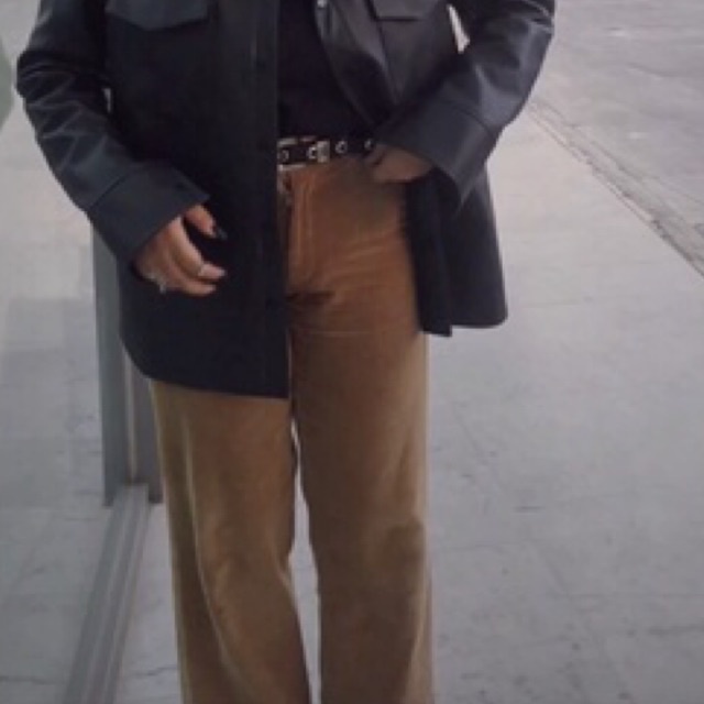CORDUROY BROWN PANTS / CELANA CORDUROY COKLAT