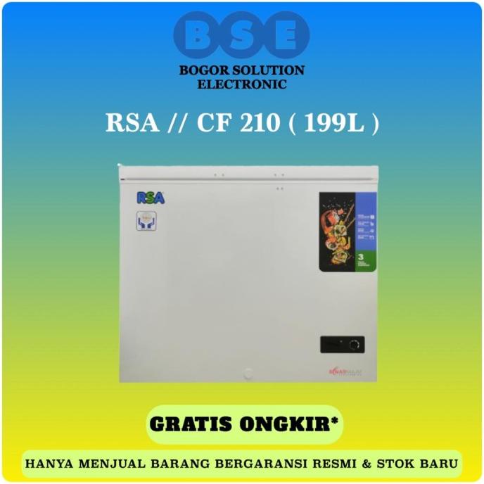 Chest Freezer 200L RSA Cf210 Cooler Box 200 Liter RSA Cf 210 RSA CF210