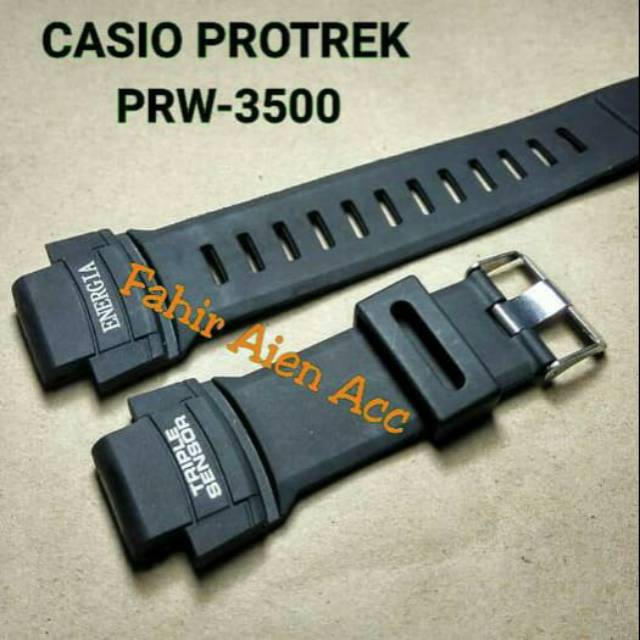 RUBBER STRAP TALI JAM CASIO PROTREK PRW-3500 PRW3500