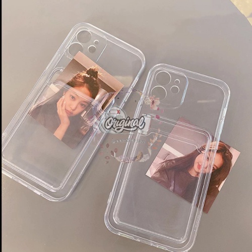 Case Casing Softcase Clear Airbag Bening Slot Kartu Photo Card Realme C11 C20 C21Y C30 C35 2020 2021 OR667