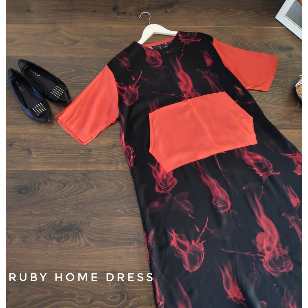RUBY HOMEDRESS/ DASTER PANJANG  / DASTER RAYON PREMIUM VIRAL