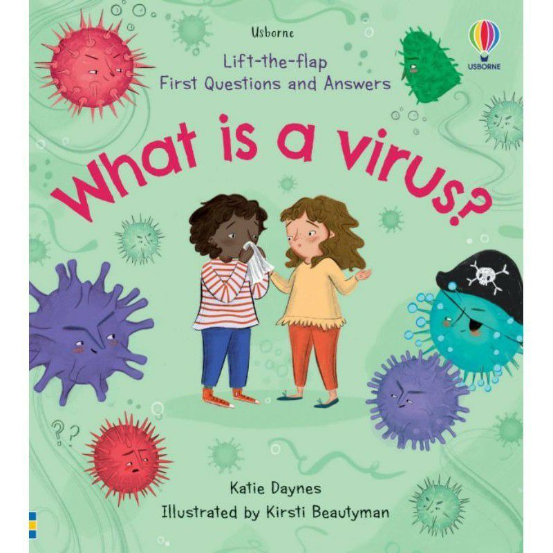 BUKU USBORNE LIFT THE FLAP FIRST QUESTIONS AND ANSWERS &quot;WHAT IS A VIRUS? &quot;