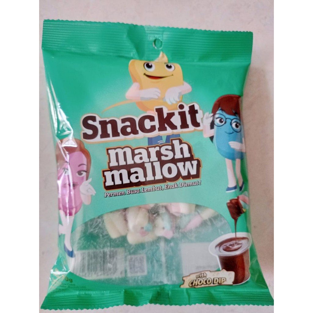 Kino - Snackit Marshmallow - with choco dip - 70 gr