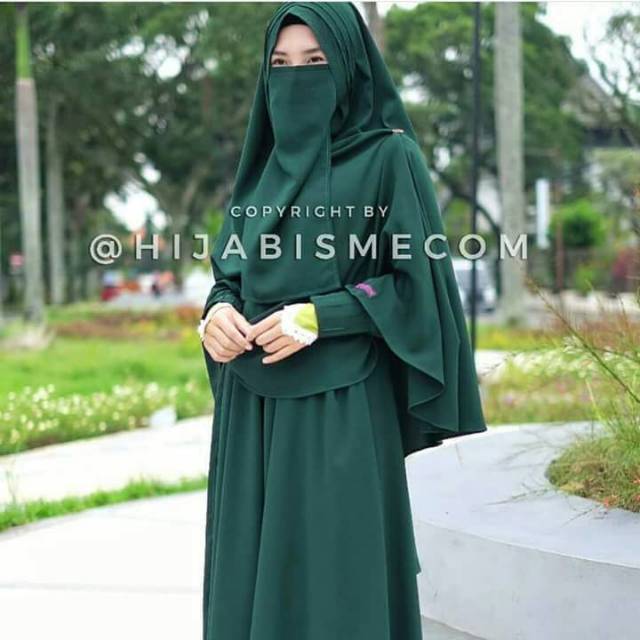 Khimar Aiko emerland set by hijabisme ORI
