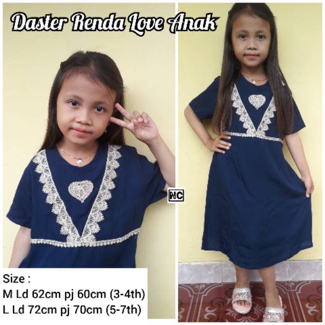 PROMO DRESS ANAK PEREMPUAN - DASTER ANAK