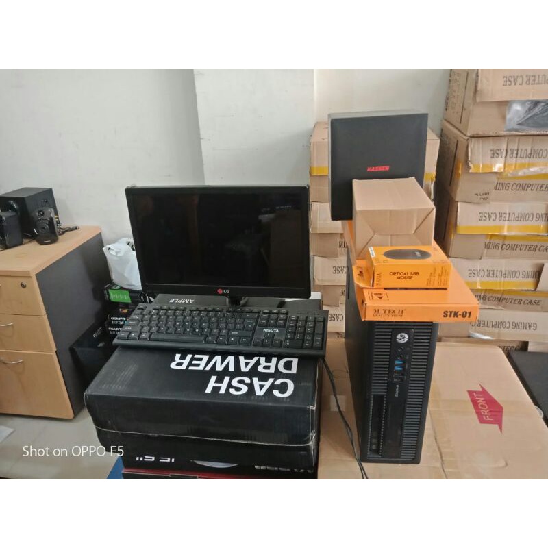 Komputer kasir siap pakai intel core i3 ll Komputer kasir PC lengkap ll Komputer kasir dengan aplikasi kasir ipos 5 ll Komputer lengkap untuk kasir siap pakai