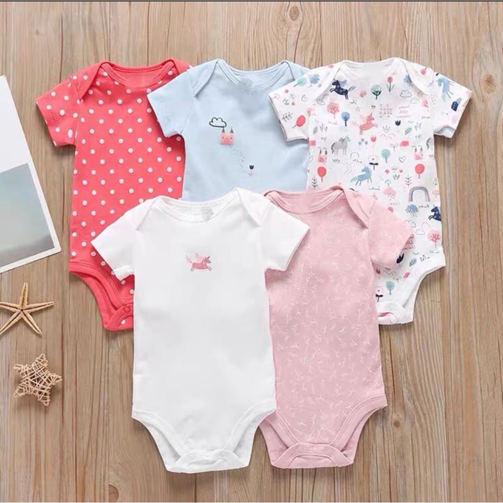 [ISI 5] 3-24 bln PAKAIAN BAYI [Kualitas Impor] BAJU ANAK JUMPER PIYAMA ROMPER UNISEX C