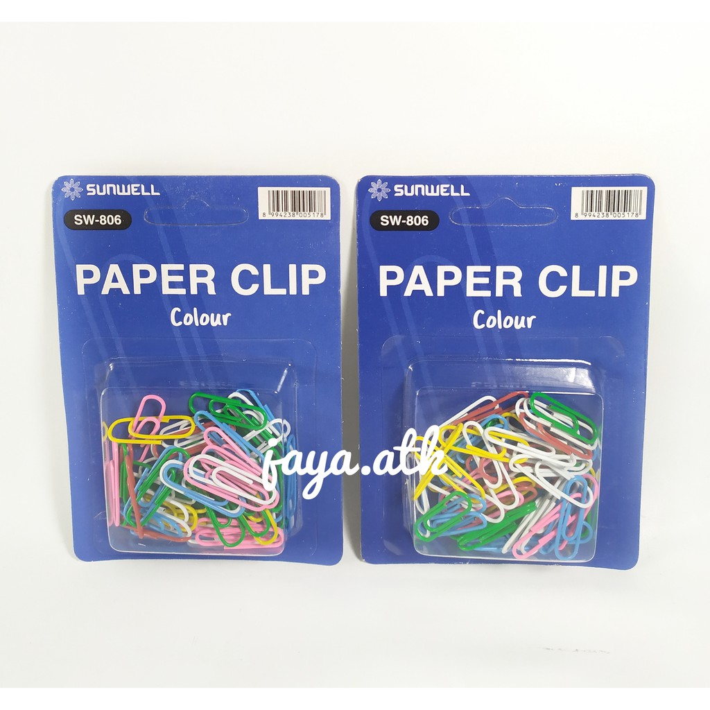 PAPER CLIP WARNA WARNI PAPER CLIP KLIP WARNA KLIP KERTAS PENJEPIT KERTAS TRIGONAL CLIP NO 3