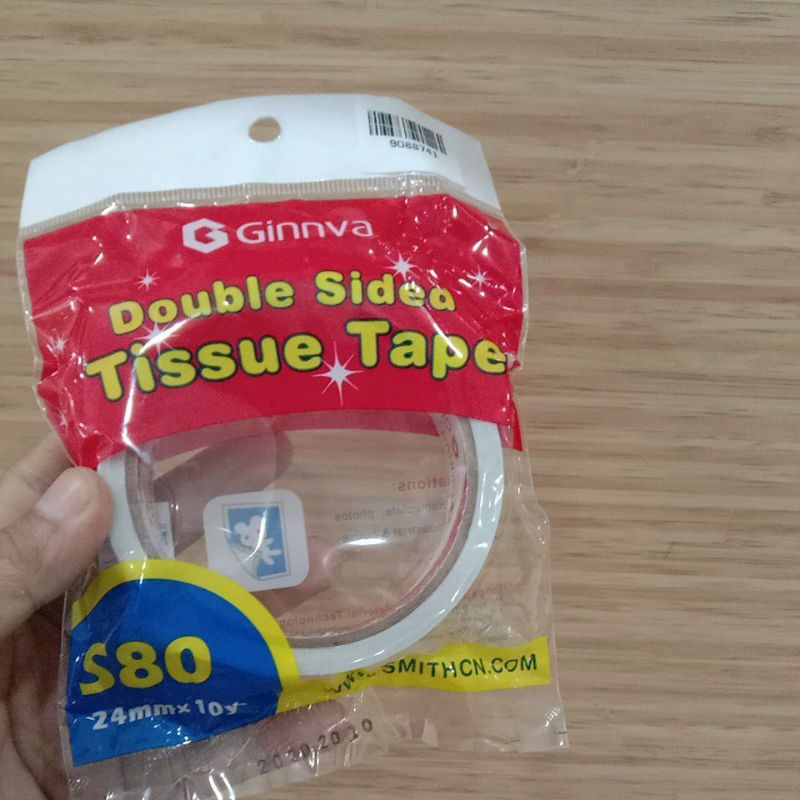 

Ginnva double Sided Tissue tape 24 mm x 10y