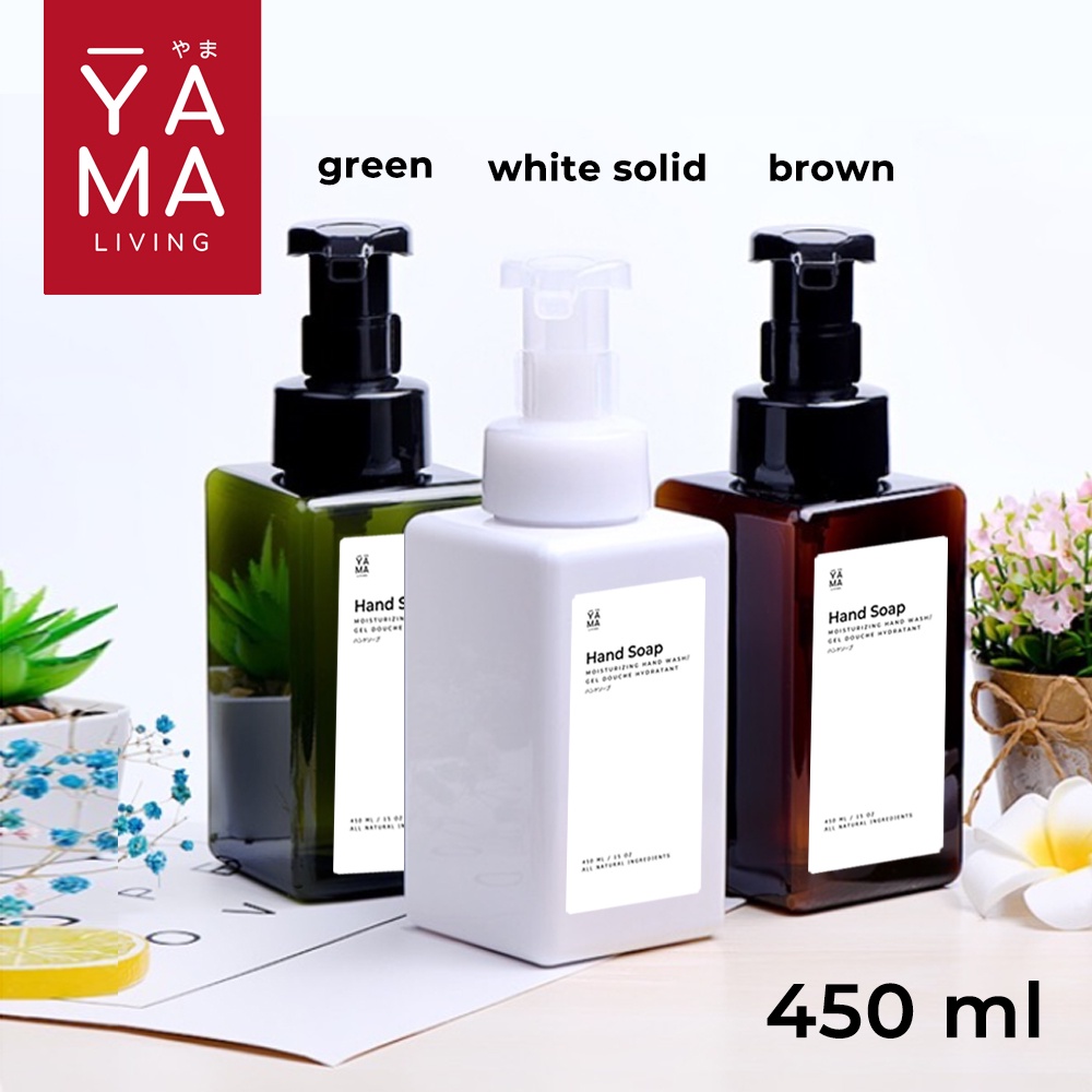 YAMA FOMU Foam Pump Soap Dispenser Bottle Botol Refill Sabun Cair Busa 250 450 ml