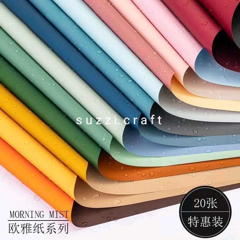 

GROSIR kertas buket ouya paper flower wrapping kertas buket ukuran 60cm x 60cm