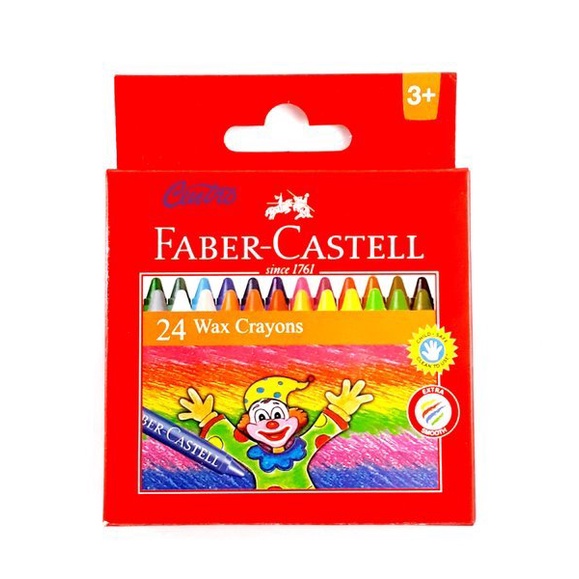 

Stok Terakhir Faber Castell Wax Crayon 24 Colours Warna Berkualitas