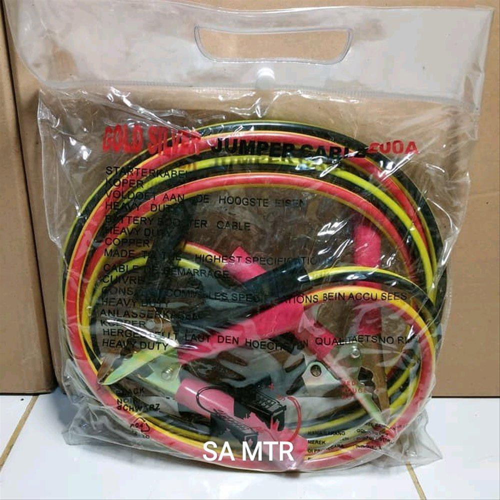 Jual KABEL JUMPER ACCU AKI MOBIL GENSET BOOSTER CABLE GS 200 AMPER 2.5