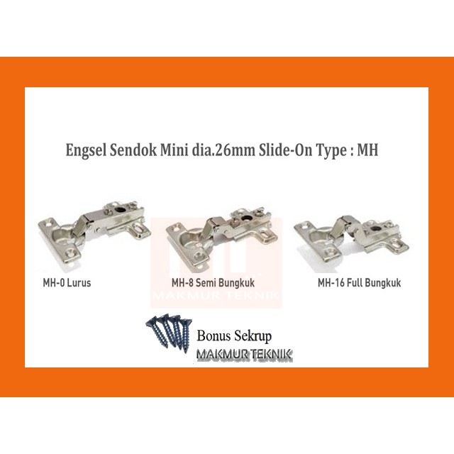 Huben MH Engsel Sendok Mini