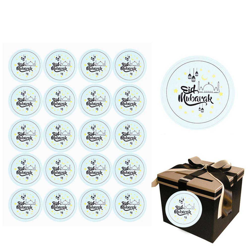 MXBEAUTY Stiker Blessed Ramadhan Kartu Ucapan Dekor Sealing Ulang Tahun Party Decor Tag