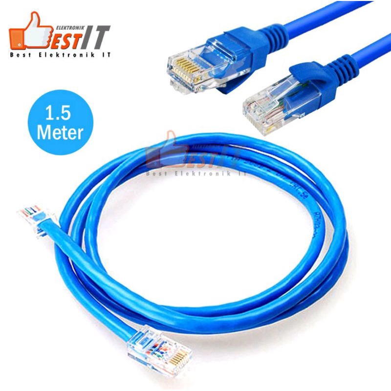 Kabel LAN UTP 1 Meter CAT 5E / kabel internet / kabel LAN 1Meter / kabel rj 45