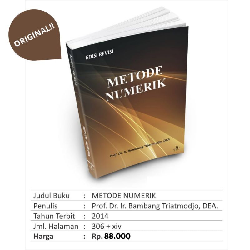 

BUKU TEKNIK SIPIL // METODE NUMERIK REVISI (ORIGINAL)