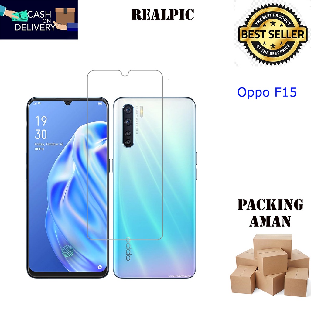 Tempered Glass Oppo F15 Screen Protector Anti Gores